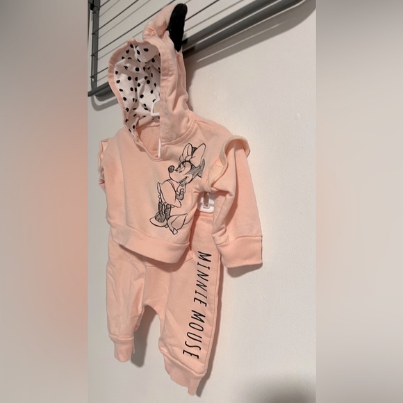 Disney Matching Sets | Minnie Mouse Sweat Set | Color: Pink | Size: 0-3months| - Picture 7 of 8